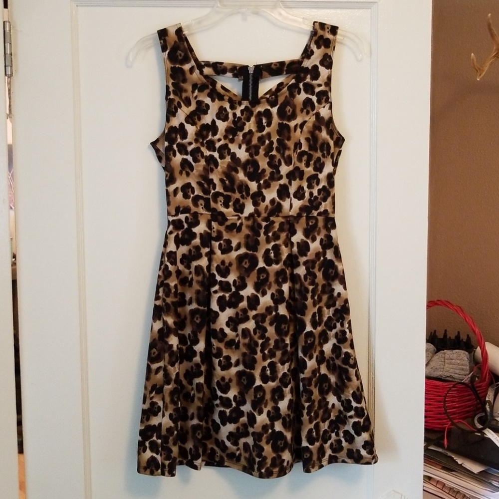 Cheetah print dress